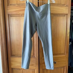 ZYIA Active Matte Gray Light n Tight Workout Leggings